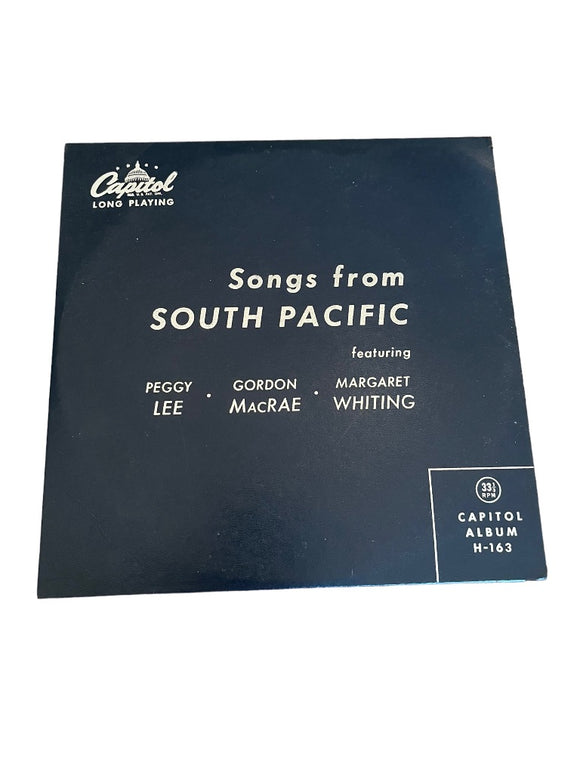 Capitol Songs from South Pacific Long Playing 33 1/3 Record RPM H-163
