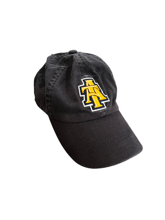 A&T Aggies Black Cotton Adjustable Ball Cap Hat