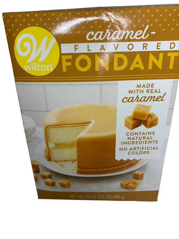 Wilton Caramel Flavored Fondant for Cake Decorating 24 oz.