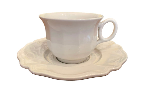Red Cliff Ironstone Heirloom Fine China Cup & Saucer