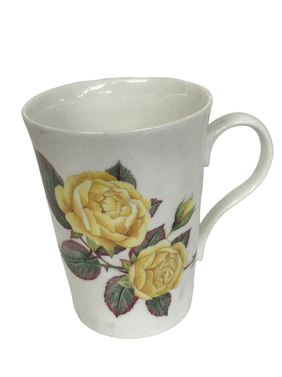 Crown Trent China Yellow Rose Tea Mug England Fine Bone China