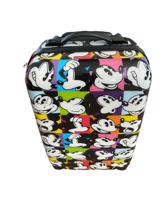 Disney Mickey Mouse Hard Case Rolling 360 Luggage Pop Art 19
