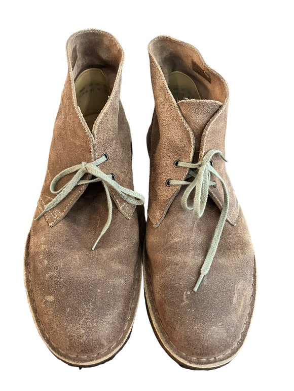 12 Clarks Originals Desert Boot Men’s Tan Suede Leather Chukka Boots Shoes