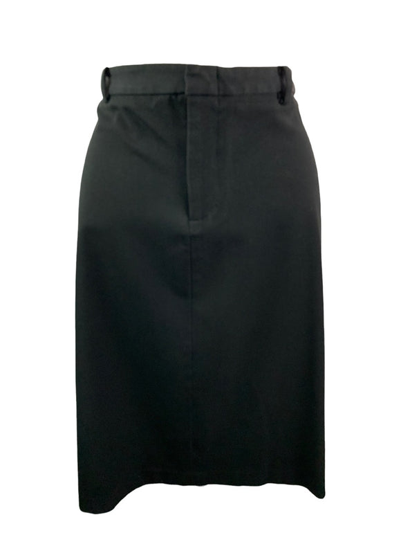 10 Gap Stretch Women's Pencil Straight Black Skirt Knee Length