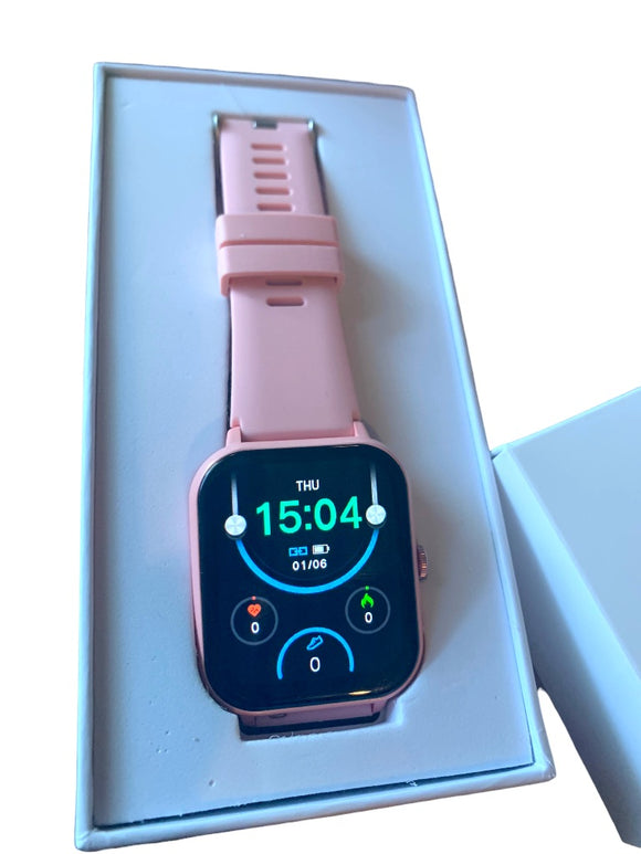 Livopro Smart Watch Pink Fitness Tracker Sleep Text Call Alert Da Fit Compatible