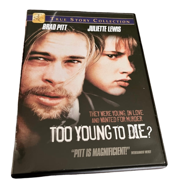 Too Young to Die DVD 2016 Brad Pitt Juliette Lewis Discarded Library
