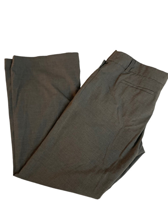 10 Dalia Collection Women's Gray Lightweight Dress Pants Modern Fit