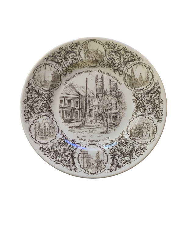 Wood & Sons LeVieux Montreal Walter Frank Artwork English Ironstone 10