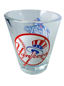 Yankee World Series 1998 Shot Glass Souvenir Barware 2.5"h x 2" Top Diameter