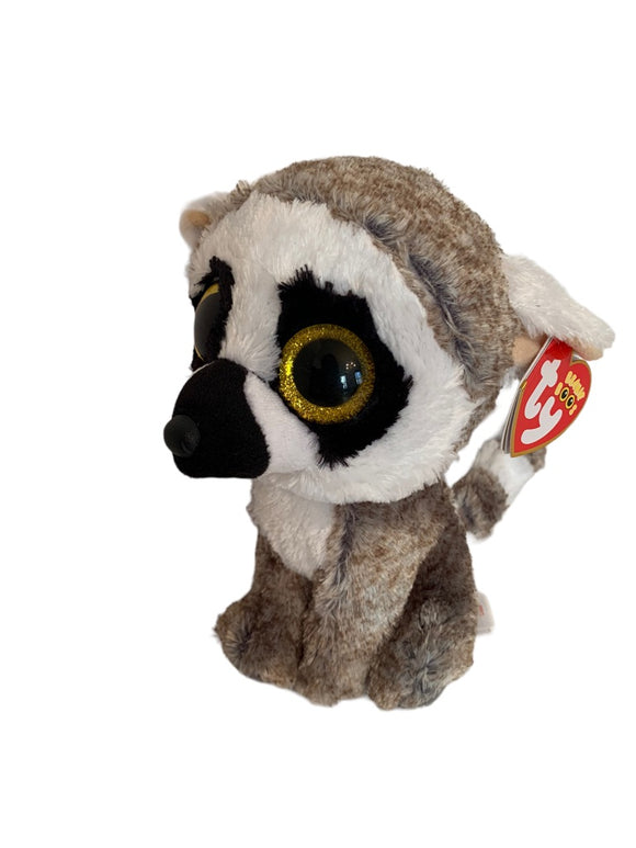 Ty Silk Beanie Boo LINUS Lemur 6.5