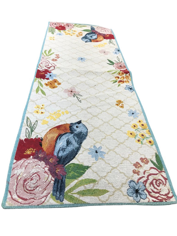 Celebrate Spring Together Spring Bird Tapestry Table Runner 36