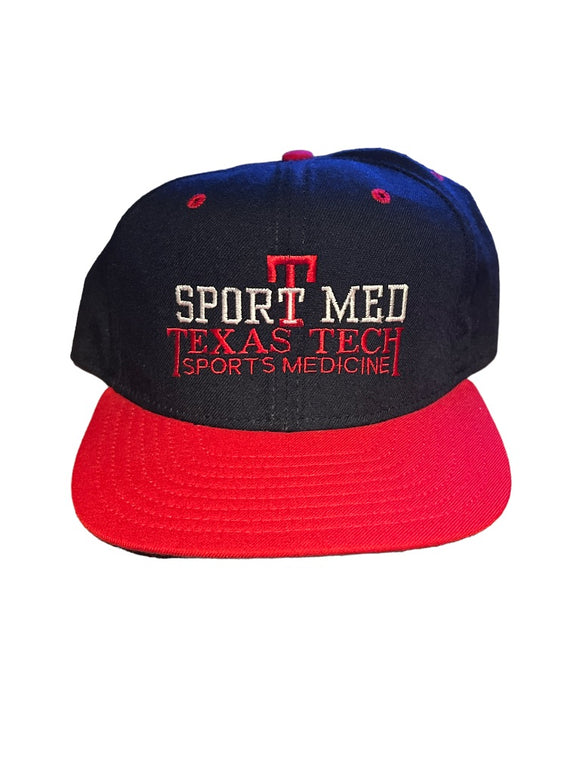 Vintage Texas Tech Sports Medicine New Era SnapBack Hat Cap USA