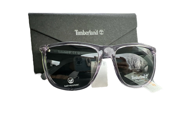 NEW Timberland Gray Polarized Sunglasses Earthkeepers TB9221 20R  59  17 with case