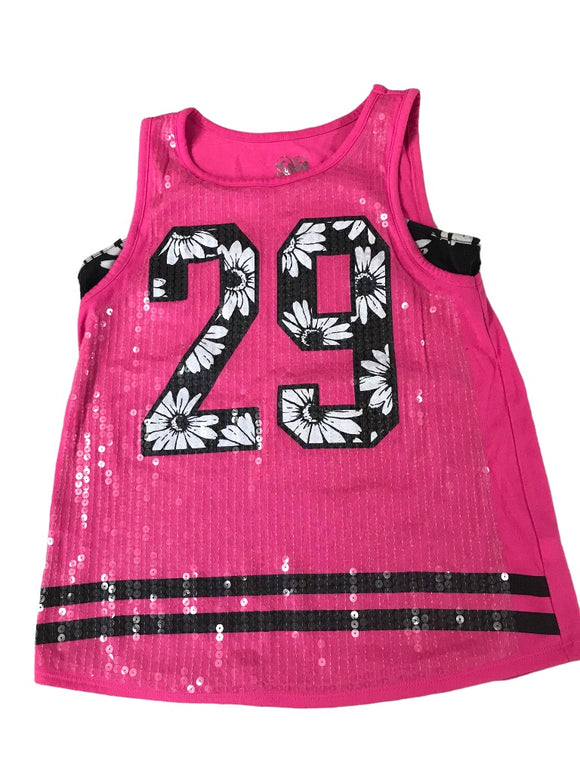 12 Justice Girls Tank Top Hot Pink 