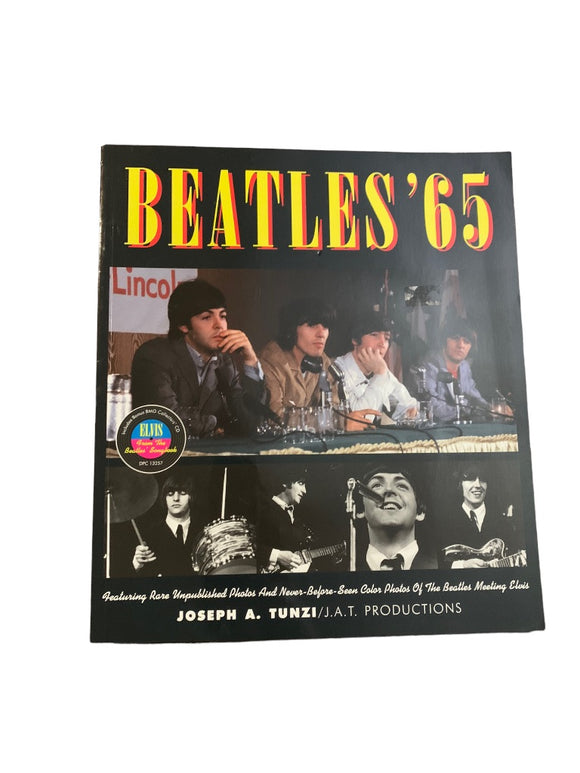 Beatles '65 by Joseph A. Tunzi (2002) Photo Book  Elvis sings Beatles' Songs CD